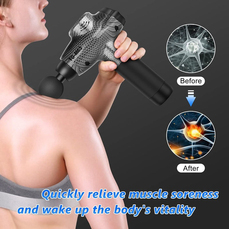 TOLOCO Percussion Massage Gun – Deep Tissue Relief for Athletes
