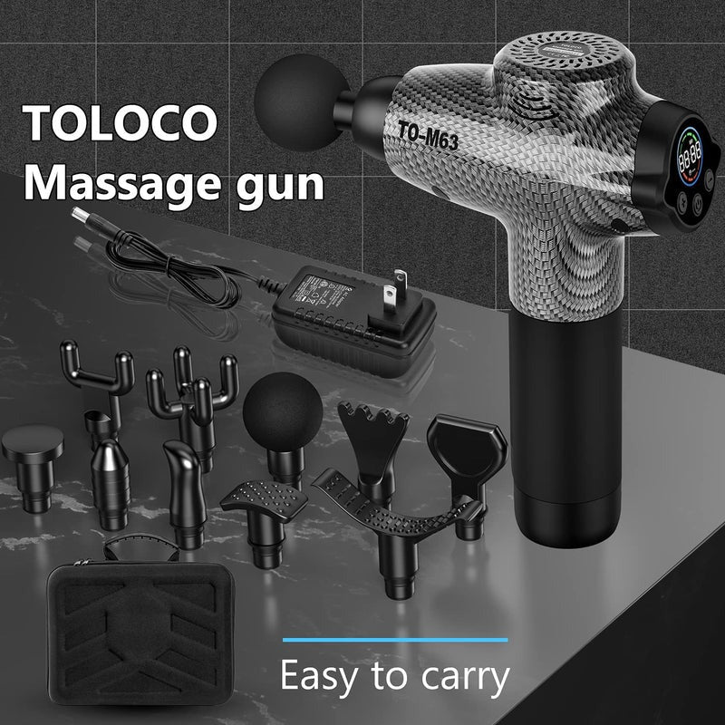 TOLOCO Percussion Massage Gun – Deep Tissue Relief for Athletes