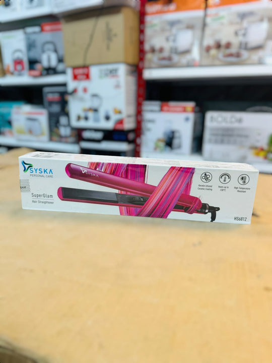 SYSKA 2 in 1 SuperGlam Hair Straightener