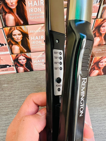 Remington Sleek & Curl 2-in-1 Hair Straightener and Curler.